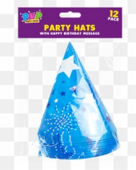 Hats - Decorated Blue Birthday Clipart Full Size Clipart Party Png,Happy Birthday Hat Png
