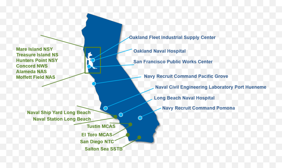 California - Navy Bases In California Png,California Map Png