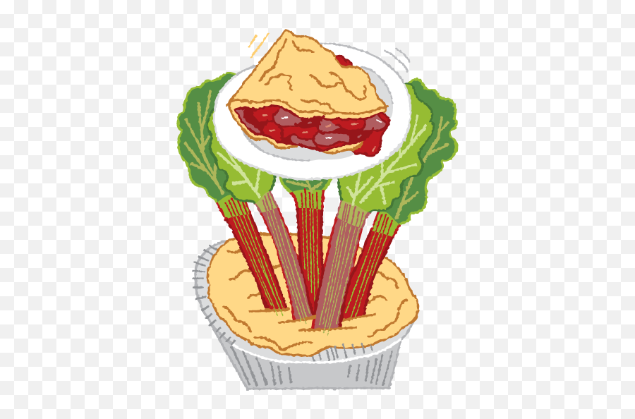 Download Hd Simply Rhubarb Pie - Rhubarb Pie Clipart Rhubarb Pie Png,Pie Clipart Png
