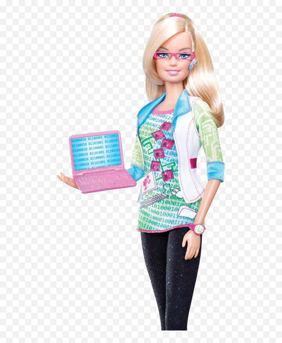 Computer Engineer Barbie Barbieu0027s Careers - Barbie Png Barbie Computer Engineer Png,Barbie Transparent