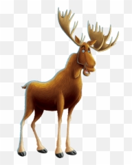 Clipart Easter Moose Transparent Free - Animals Vacation Vbs png