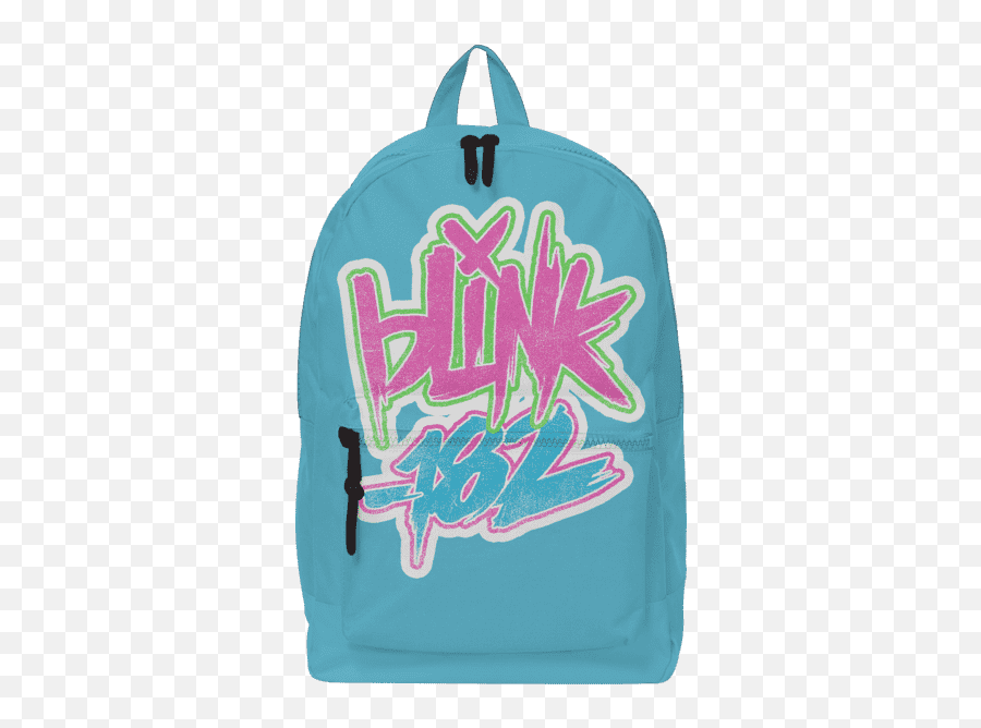Blink 182 - Logo Blue Klasszikus Hátizsák Backpack Png,Blink 182 Logo