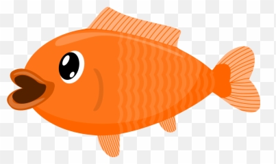 Goldfish Fish Clipart Freeuse Library - Transparent Background png