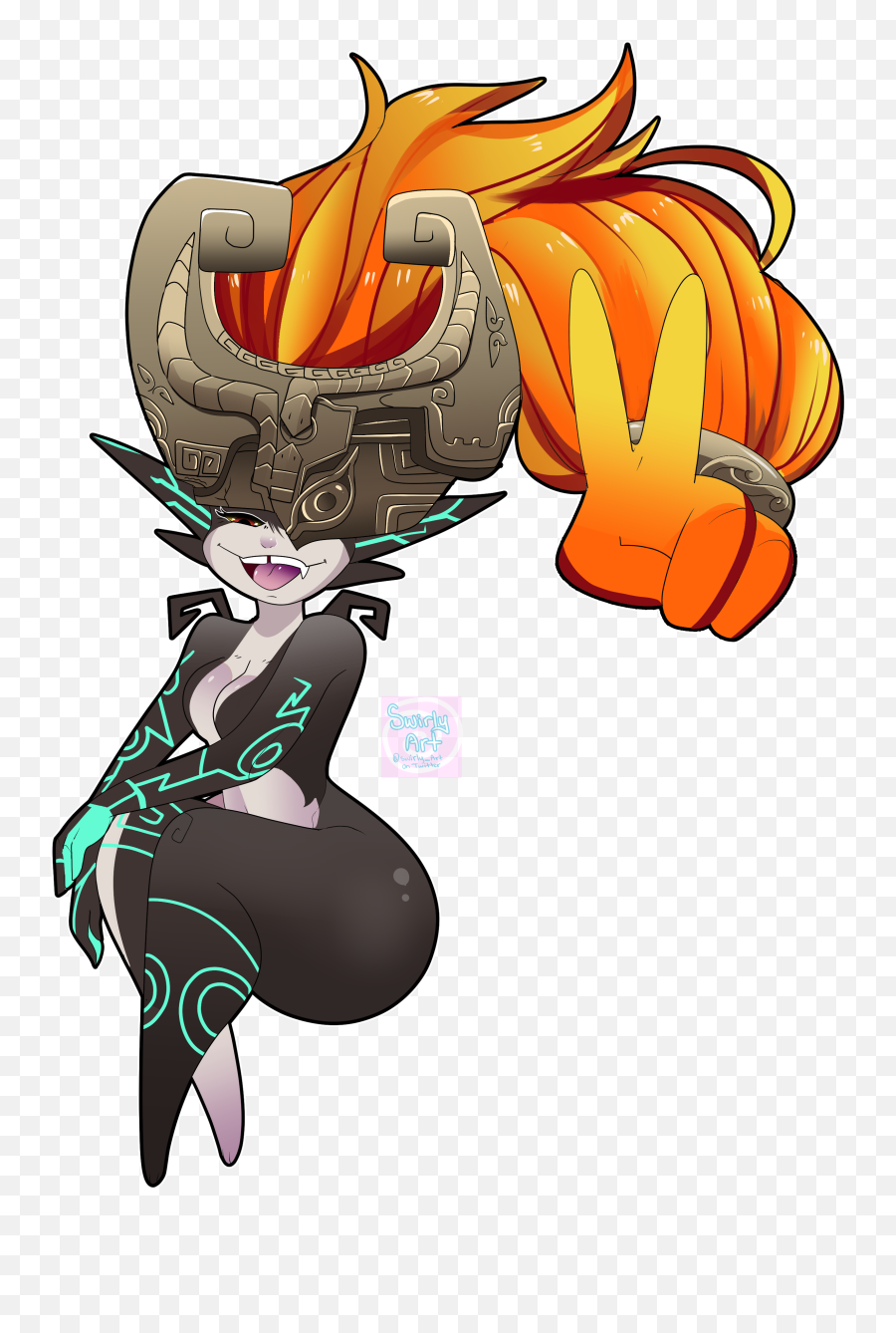 Midna The Twilight Princess - Midna Twilight Princess Art Png,Midna Png