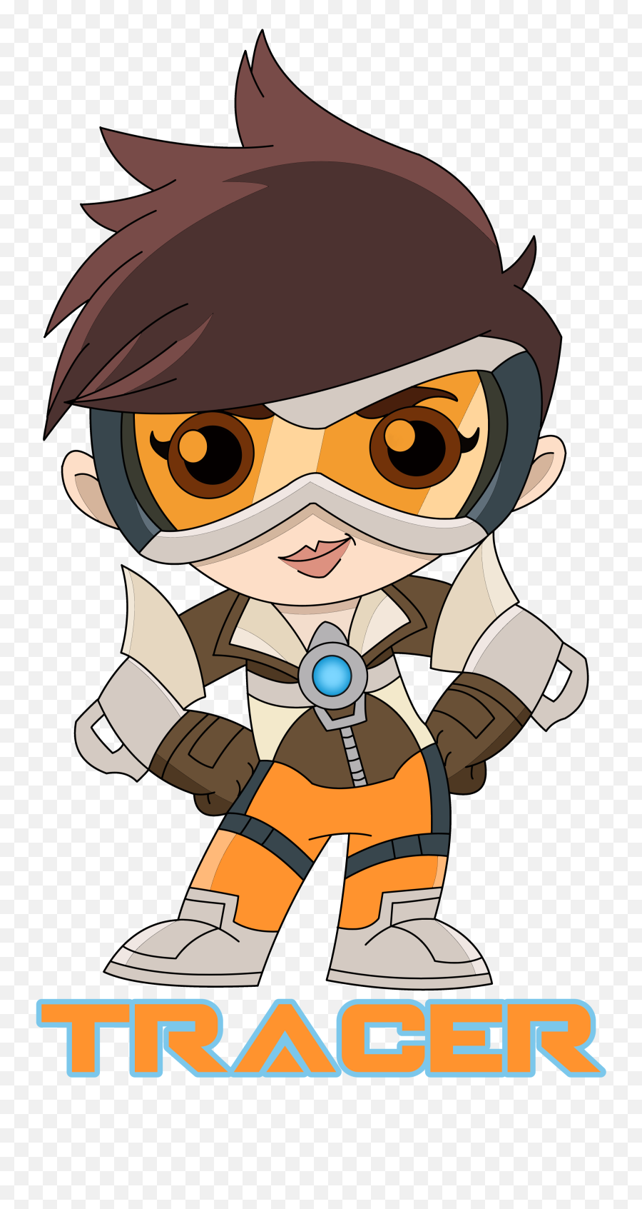 Tracer Goggles Png - 365 Bocetos Overwatch,Tracer Transparent