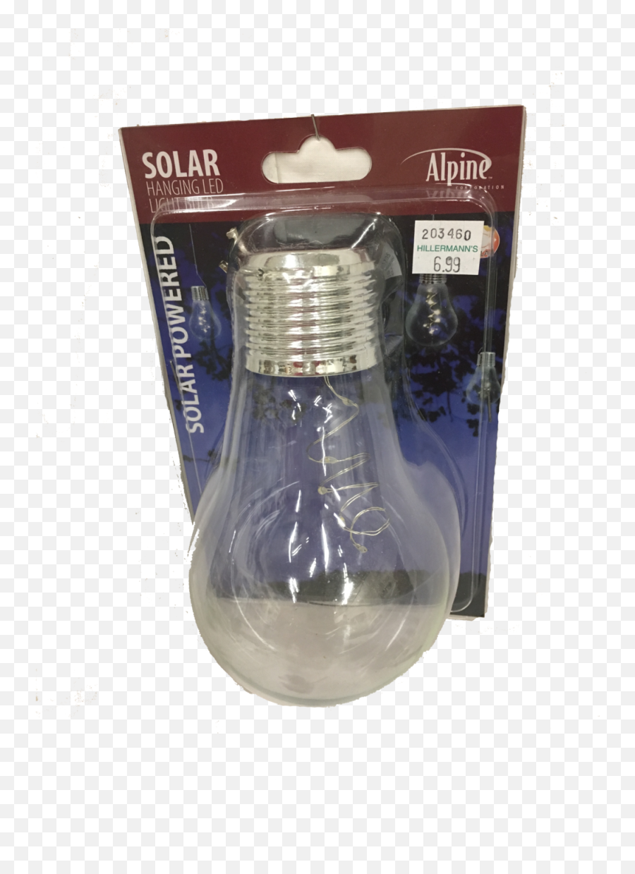 Solar Hanging Led Light Bulb - Incandescent Light Bulb Png,Hanging Light Bulb Png