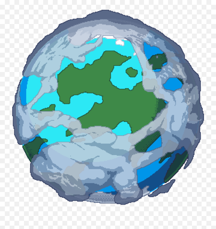 Pixel Planet Opengameartorg - Vertical Png,Transparent Pixel