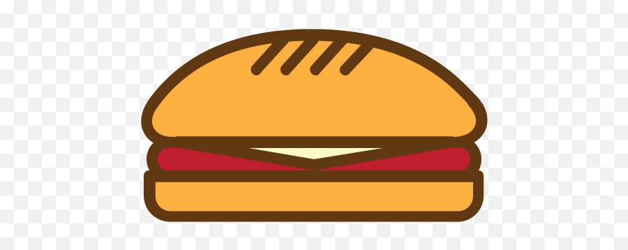 Burger Food Free Icon Of Restaurant - Horizontal Png,Restaurant Icon Game