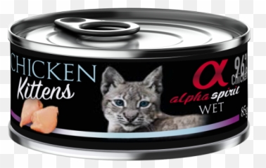 Alpha Spirit Wet Food For Chicken Kitten - Alpha Spirit Latas Gato Png,Alpha Icon Dog Clothes