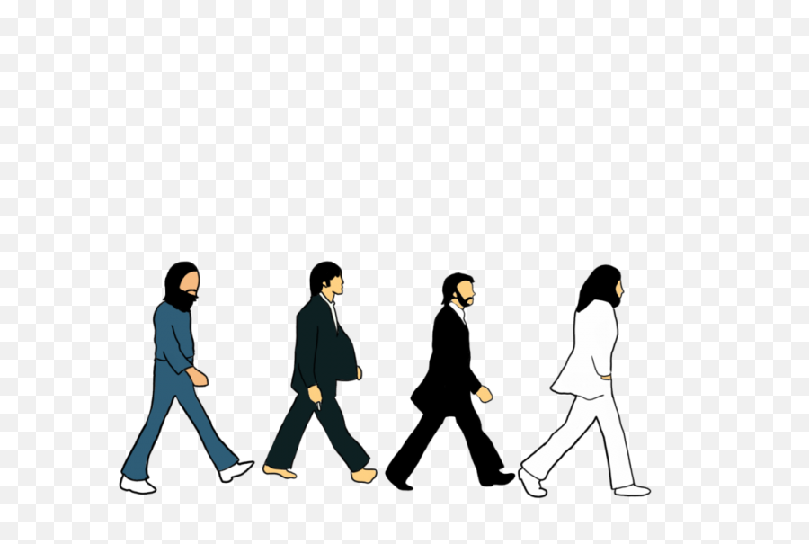 The Beatles Abbey Road Png Transparent - Beatles Abbey Road Png,Beatles Png