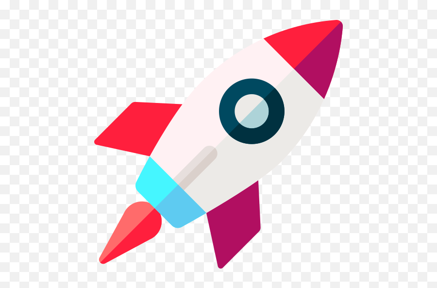 Rocket - Vertical Png,Rocket Flat Icon