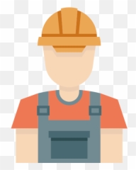 Construction Worker Icon - Png