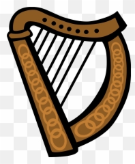 Irish Harp Clip Art - Clip Art Library Irish Harp Clipart png