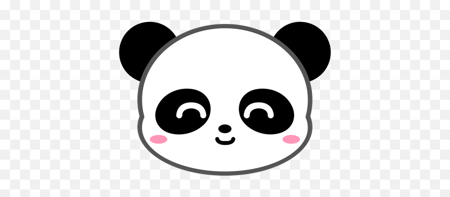 Free Cute Panda Happy Emoji Icon Of - Cute Panda Emoji Png,Panda Buddy Icon