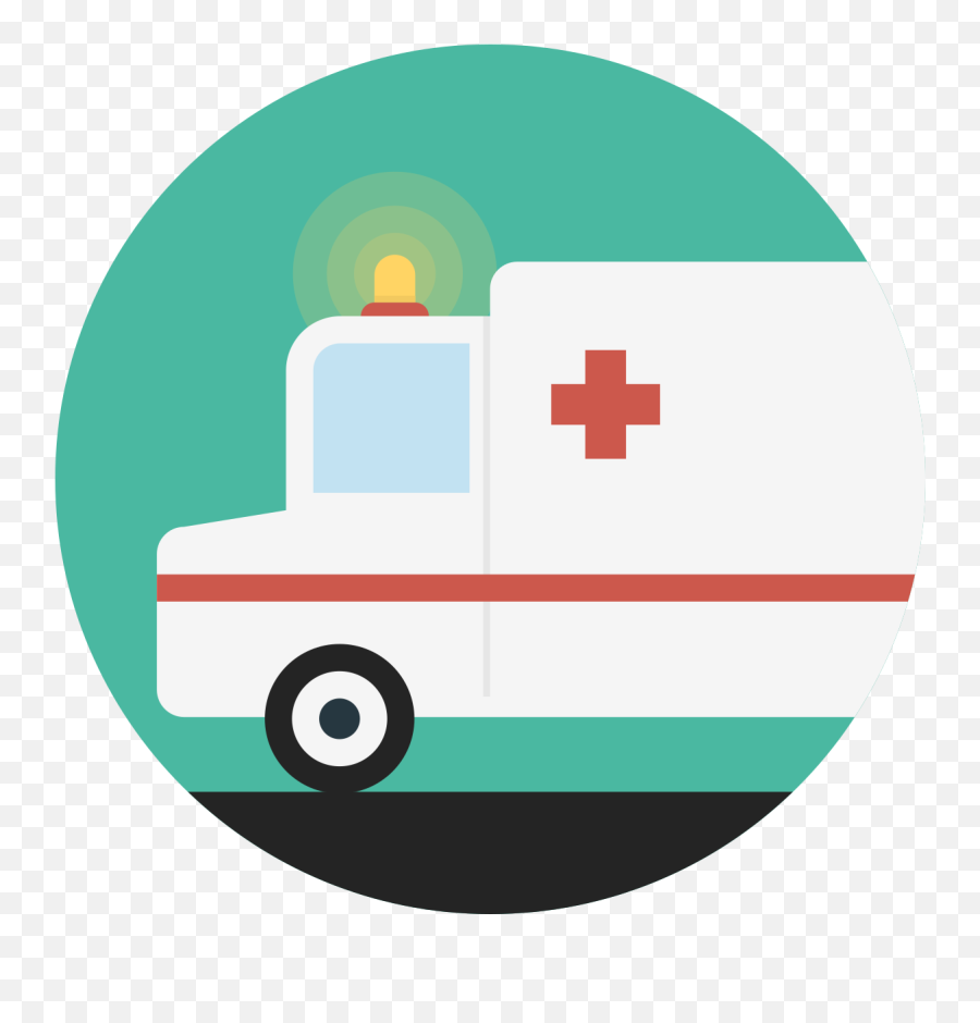 Ambulance Icon Png Transparent - Small Transparent Background Ambulance Clipart,Damaged Icon