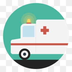 Ambulance Icon Png Transparent - Small Background Clipart