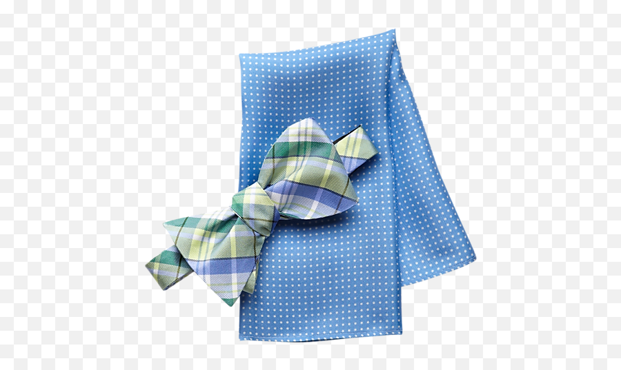 Tommy Hilfiger Blue And Green Plaid Bow Tie Polka - Dot Bow Png,Tommy Hilfiger Icon Collection