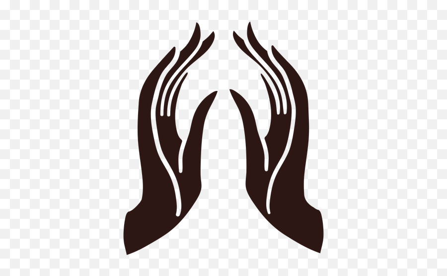 Praying Hands Black Transparent Png U0026 Svg Vector - Mãos Adorando Png,Prayer Hands Icon