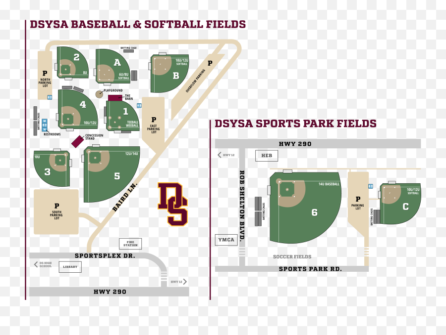 Welcome To Dsysa Baseball - Dsysa Baseball Fields Png,Softball Stadium Icon Png