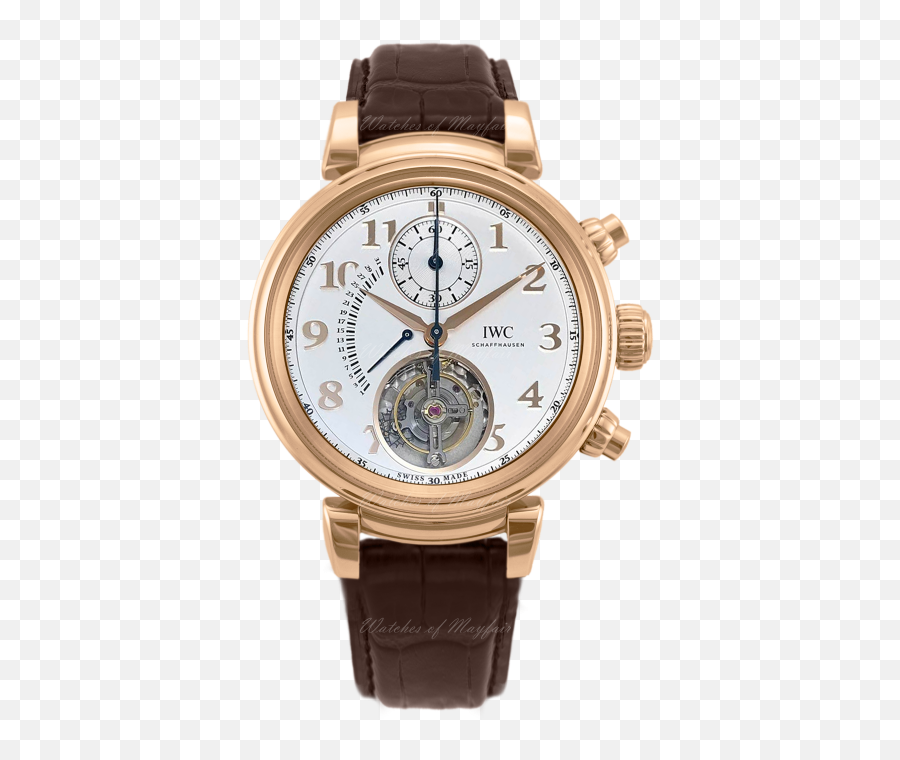 Iwc Da Vinci Tourbillon Retrograde Chronograph Iw393101 - Watch Strap Png,Icon Retrograde