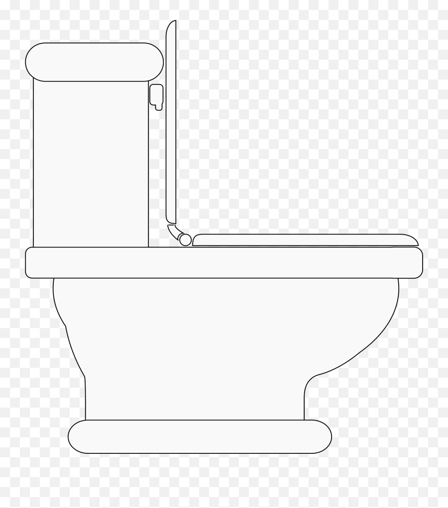 Plumbing Fixtureclip Arttoiletplumbin 1383145 - Png,Bathroom Sign Png