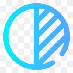 Quarter - Free Weather Icons Contrast Icon Blue Png,Quarter Icon