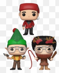 Funko Pop The Office - Dwight Schrute As Belsnickel Belsnickel The Office Funko Pop Png,Dwight Png