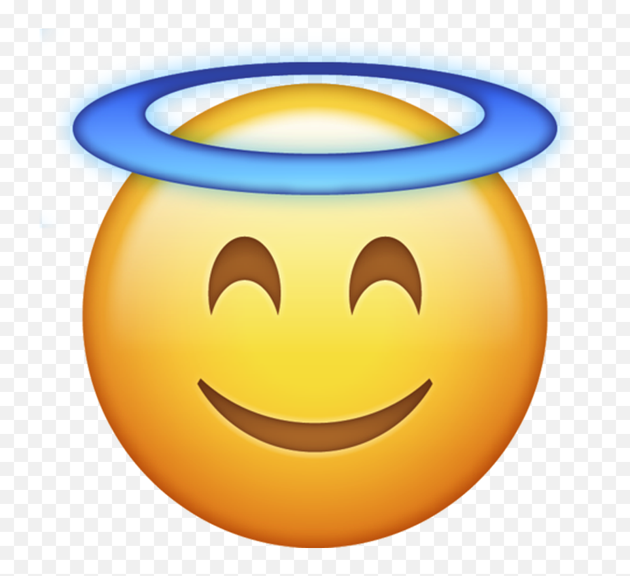 Angel Halo Emoji Png Transparent - Angel Emoji Png,Angel Halo Transparent Background