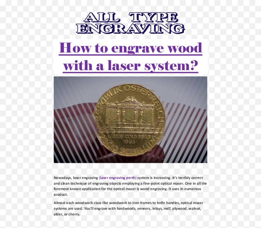 Pdf How To Engrave Wood With A Laser System Jennifers - Antique Png,Icon Frames