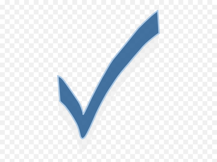 Checkmark Clip Art - Vector Clip Art Online Transparent Blue Tick Png,Blue Checkmark Icon