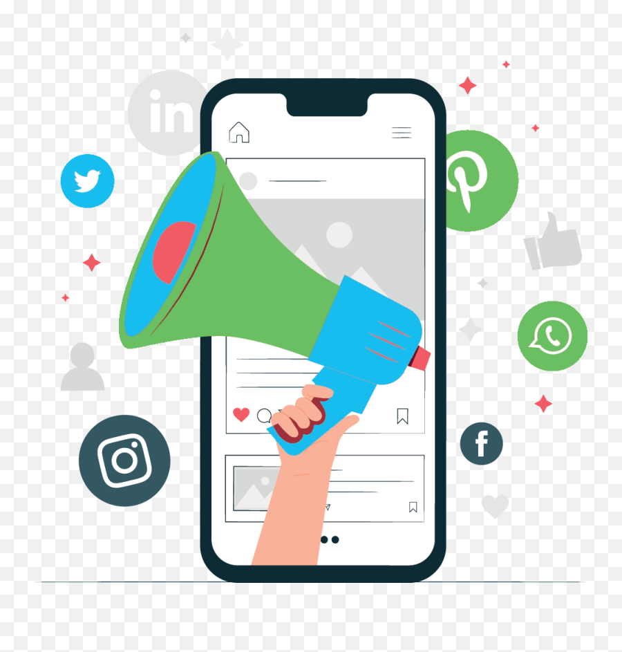 Online Marketing Services - Builder Automated Media Digital Mobile Marketing Illustration Png,Mobile Advertising Icon