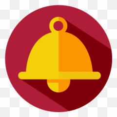Ring Notification Bell Tools And Utensils Calling Icon Png Red Circle