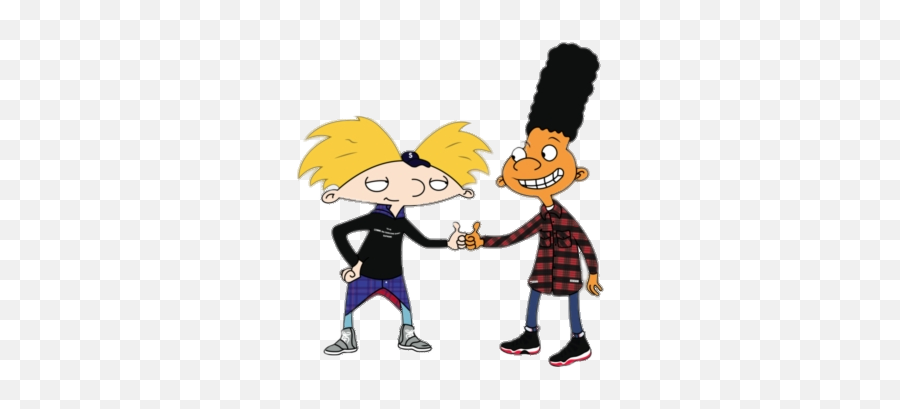 Hey Arnold And Gerald Thumb Up Png Image