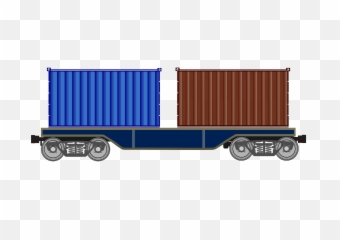Cargo Rolling Stock Freight Transport - Train Wagon Png,Rail Png