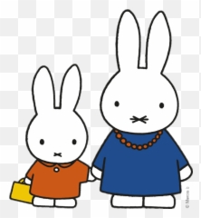 Miffy And Mother Bunny Transparent Png - Cartoon Mom Dad