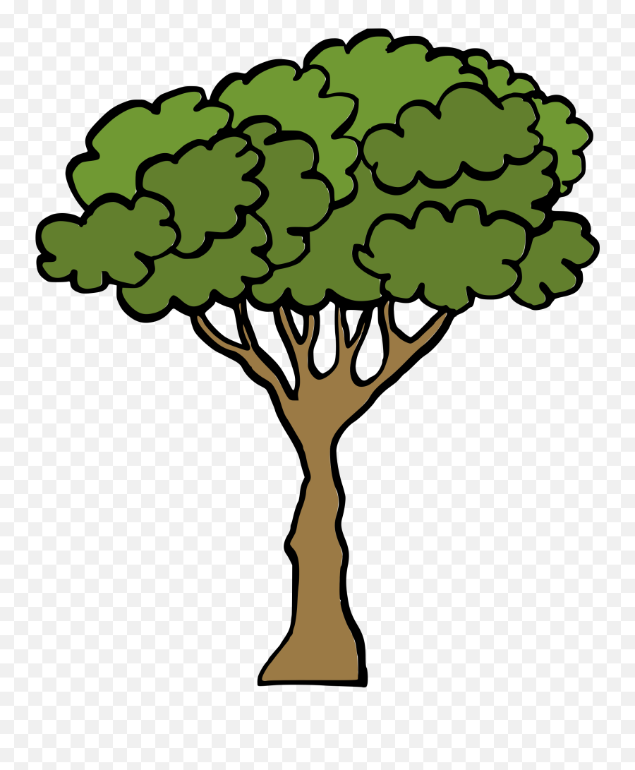 Tree Vector Svg Png Transparent - Trees Vector Cartoon Png,Cartoon Transparent