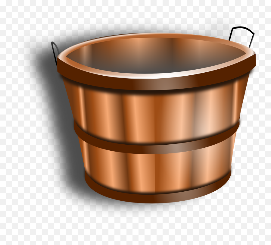 Bucket Water Tub - Clip Art Png,Tub Png