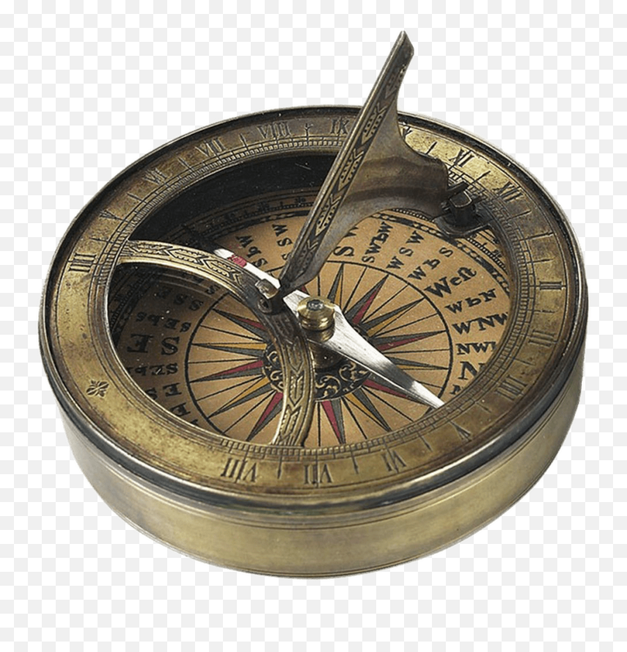 Sun Dial And Compass Transparent Png - Stickpng 18th Century Compass,Compass Transparent Background