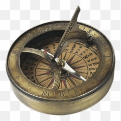 Sun Dial And Compass Transparent Png - Stickpng 18th Century Compass,Compass Transparent Background