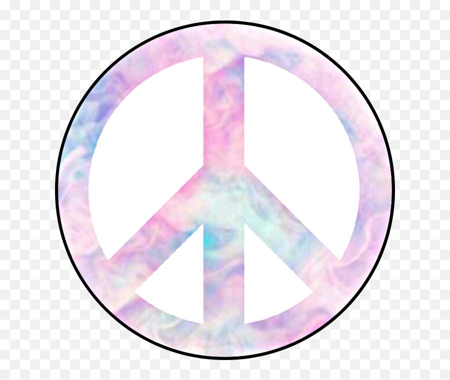 Peace Peacesign Hippie Hipster Girly Pastel - Peace Sign Pastel Png,Peace Sign Png