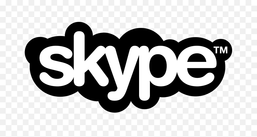 Skype Logo Png Image - Black Skype Logo,Skype Logo Png