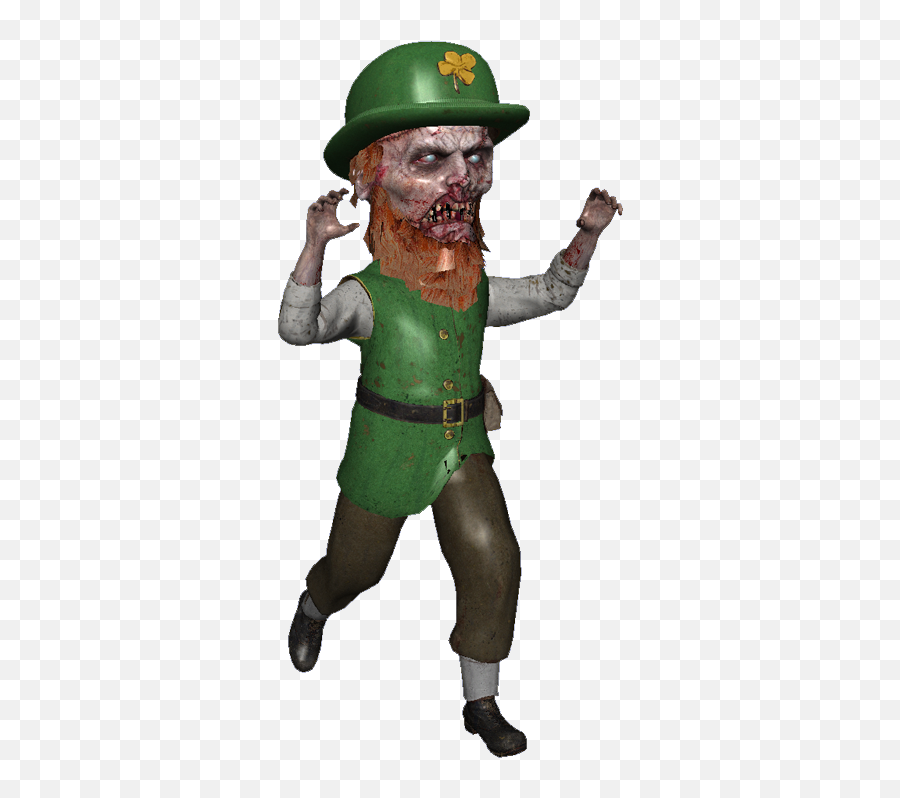Download Hd Hereu0027s A Detailed - Call Of Duty Ww2 Leprechaun Call Of Duty Ww2 Zombies Leprechaun Zombie Png,Call Of Duty Ww2 Png