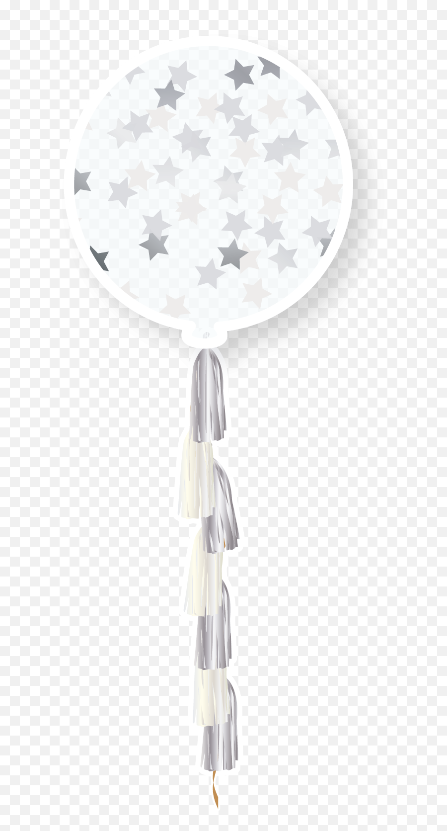 Silver Confetti Png - Balloon,Silver Confetti Png