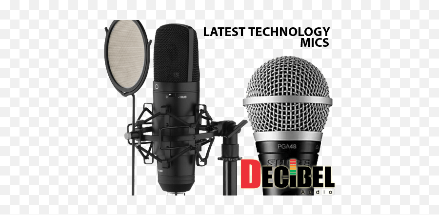 High Quality Microphones U2013 Decibel Audio Kenya - Types Of Microphone Png,Studio Mic Png