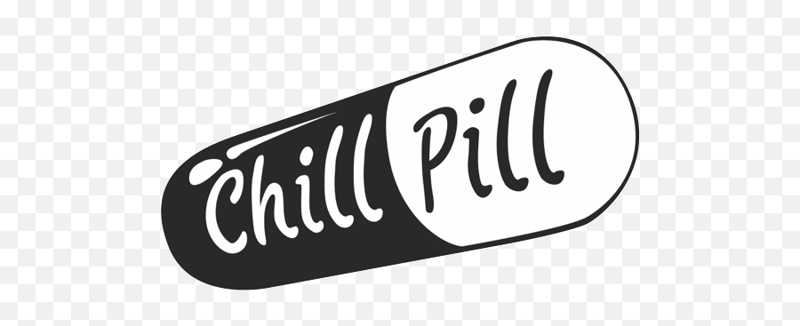 Chill Pill Transparent Background - Chill Pill Black And White Png,Pill Transparent Background