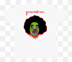 Download Hd Zombie Jimi Hendrix Tee - Illustration Png,Kendrick Lamar Png