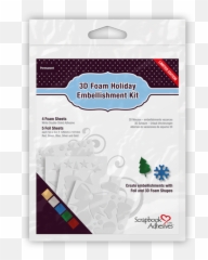 01224 3d Foam Holiday Embellishment Kit - Scrapbooking png