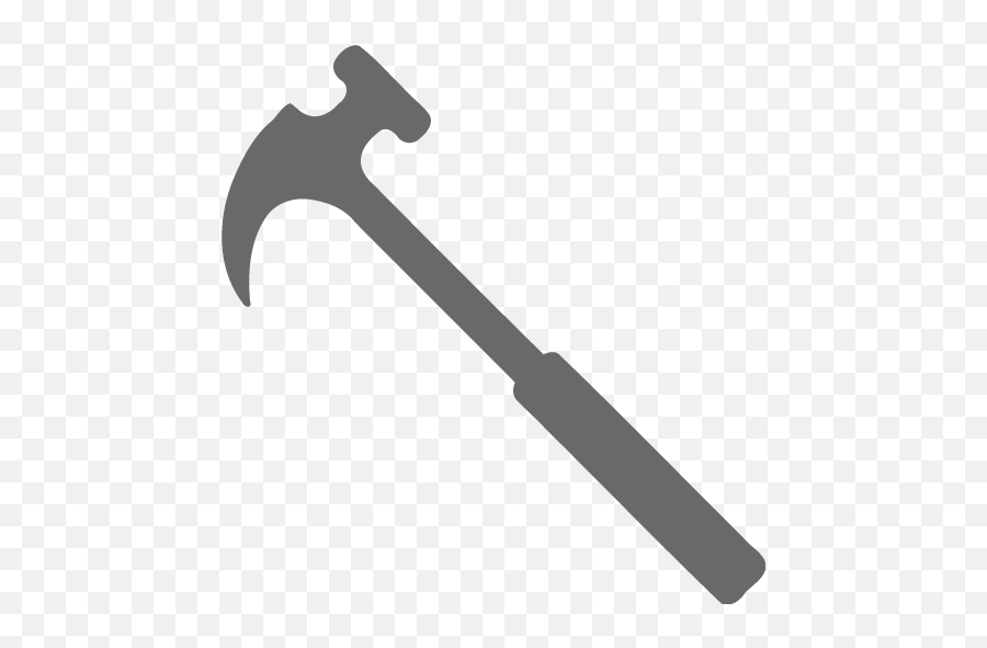 Dim Gray Hammer 4 Icon - Red Hammer Png,Hammer Icon Png