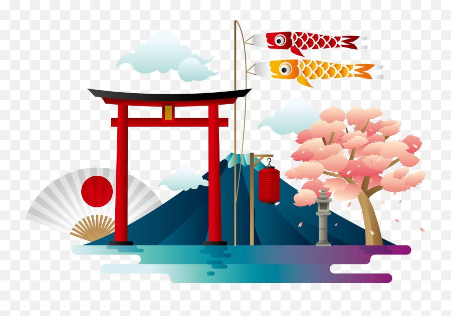 Japan Vector Free - Japanese Vector Free Png,Japanese Flag Png