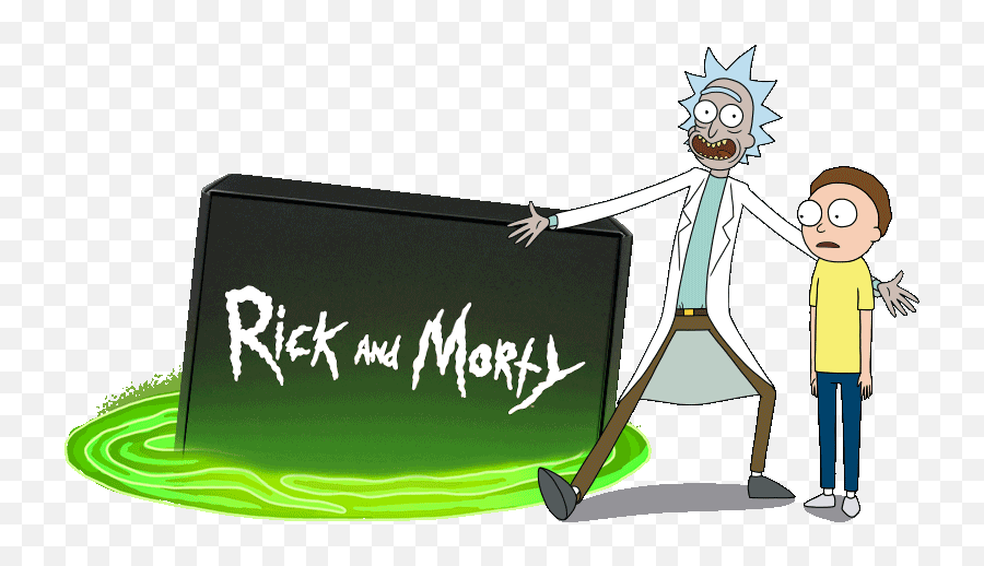 Rick And Morty Crate - Rick And Morty Png,Subscribe Gif Png